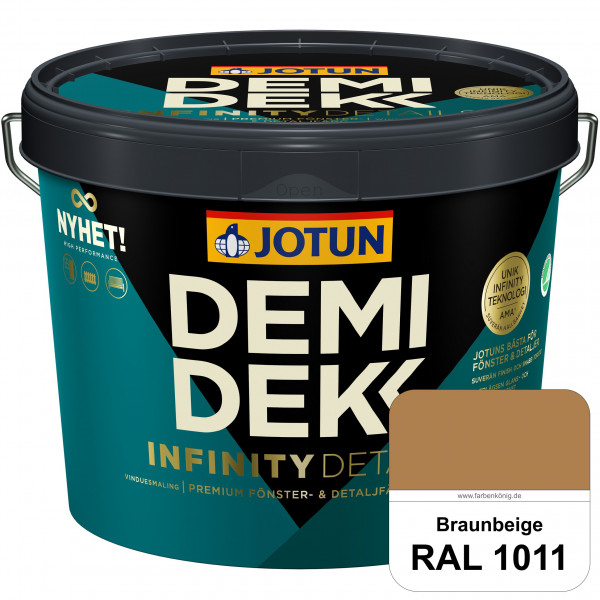DEMIDEKK Infinity Details - Deckender Holzschutz (RAL 1011 Braunbeige)