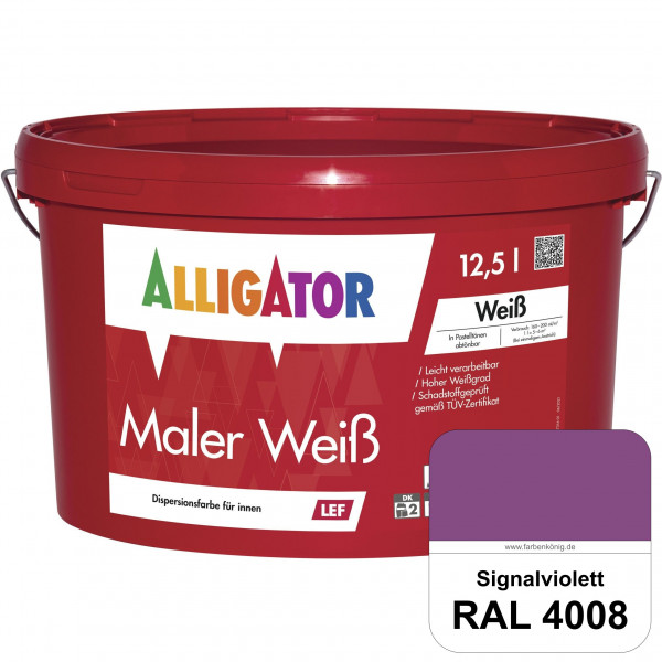 Maler Weiß LEF (RAL 4008 Signalviolett)