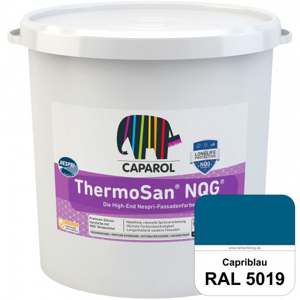 ThermoSan® NQG® Nespri (RAL 5019 Capriblau) Siliconharz-Bindemittelkombination mit integrierter Nano