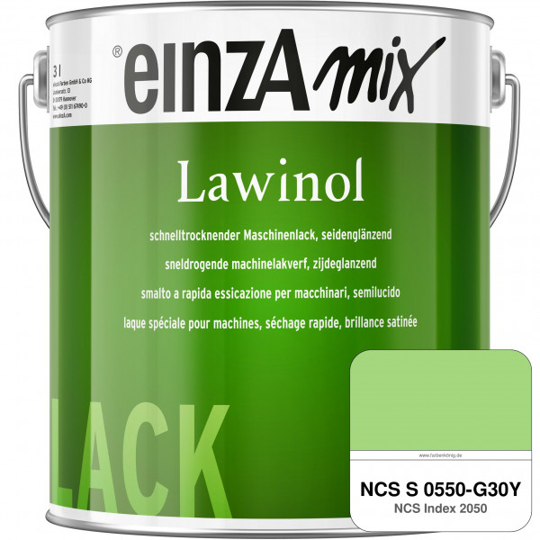 einzA Lawinol seidenglänzend (NCS S 0550-G30Y)