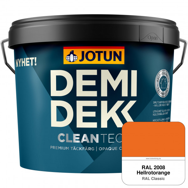 DEMIDEKK Cleantech (ehemals Demidekk Optimal, Demidekk Ultimate Täckfärg) - Deckende Holzfarbe für A