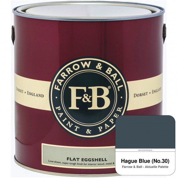 Flat Eggshell (Hague Blue No. 30)