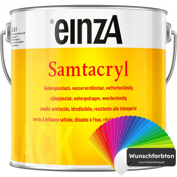 einzA Samtacryl (Wunschfarbton)