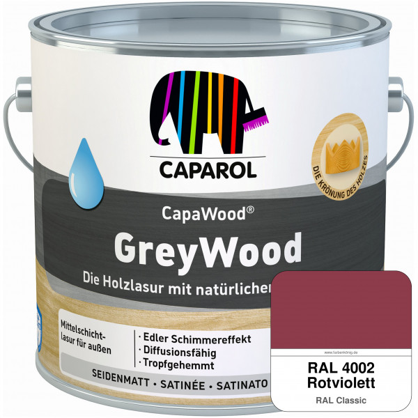 CapaWood® GreyWood (RAL 4002 Rotviolett) - ersetzt Capadur GreyWood