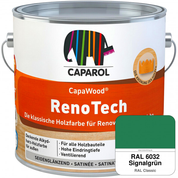 CapaWood® RenoTech (RAL 6032 Signalgrün) - ersetzt Capadur RenoTech