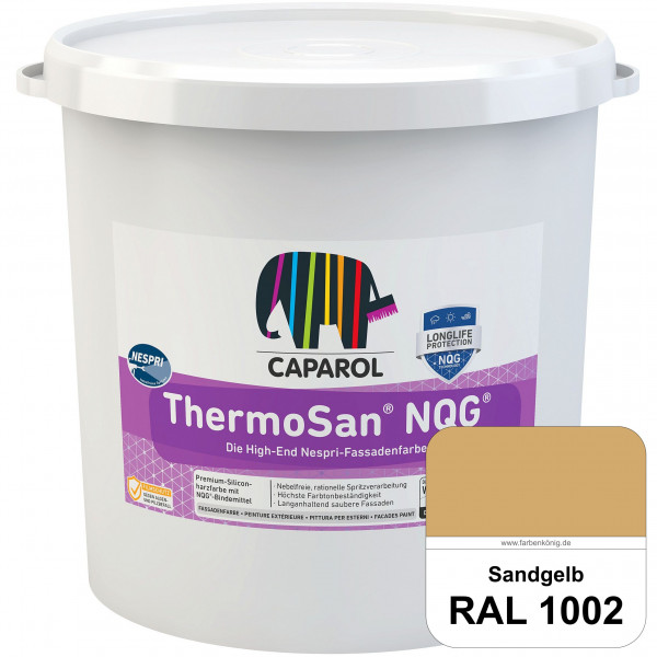 ThermoSan® NQG® Nespri (RAL 1002 Sandgelb) Siliconharz-Bindemittelkombination mit integrierter Nano-