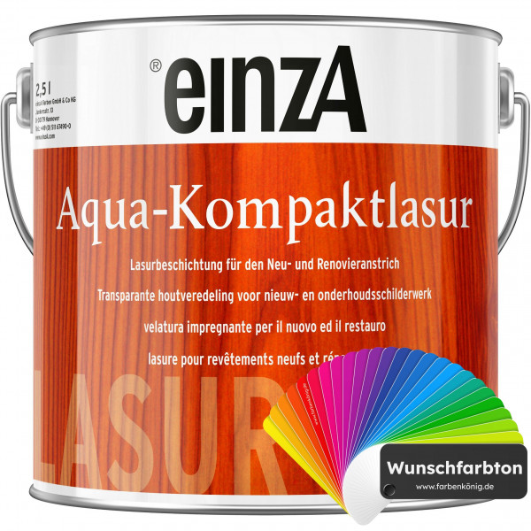 einzA Aqua-Kompaktlasur (Wunschfarbton)