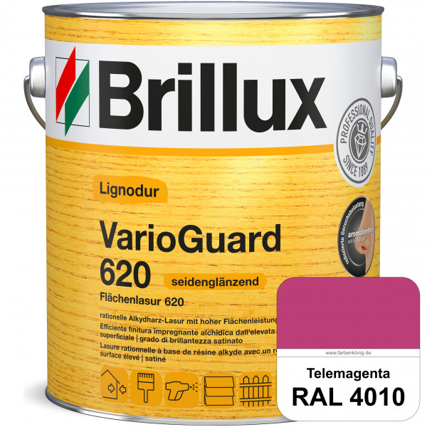 Lignodur VarioGuard 620 (Flächenlasur 620) RAL 4010 Telemagenta