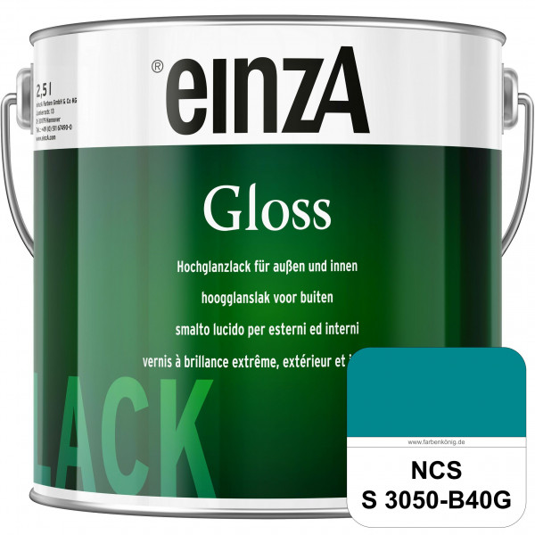 einzA Gloss (NCS S 3050-B40G) Hochwertiger Alkydharzlack in Premium-Qualität, hochglänzend.