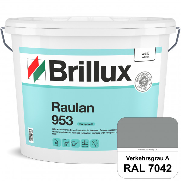 Raulan ELF 953 (RAL 7042 Verkehrsgrau A) sehr gut deckende Innendispersion für Raufaser und Neu- & R