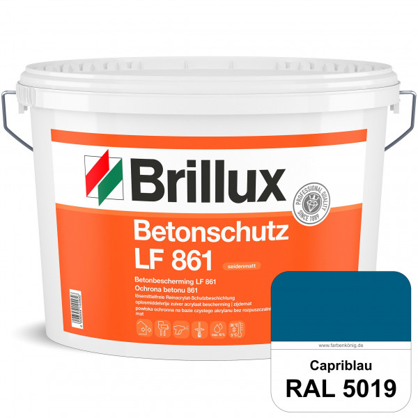 Betonschutz LF 861 (RAL 5019 Capriblau) Wetterbeständige Lasur für mineralischen Untergründen z. B.
