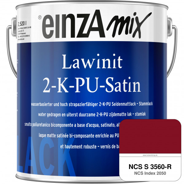 einzA Lawinit 2-K-PU Satin Stammlack (NCS S 3560-R)