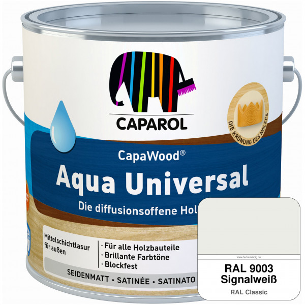 CapaWood® Aqua Universal (RAL 9003 Signalweiß)