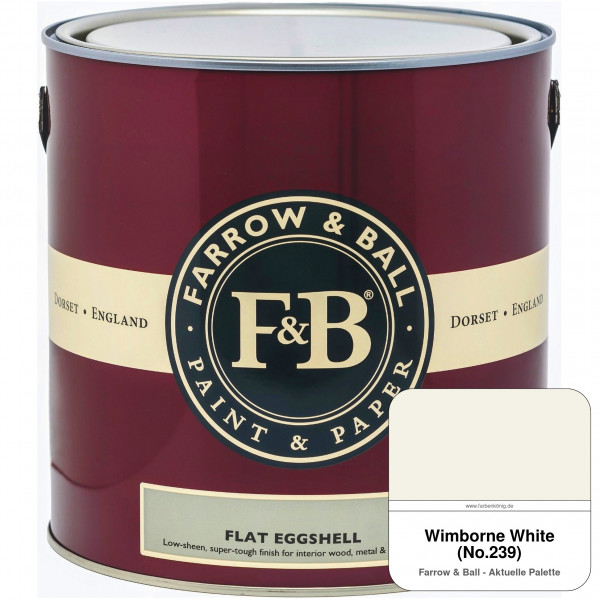 Flat Eggshell (Wimborne White No. 239)