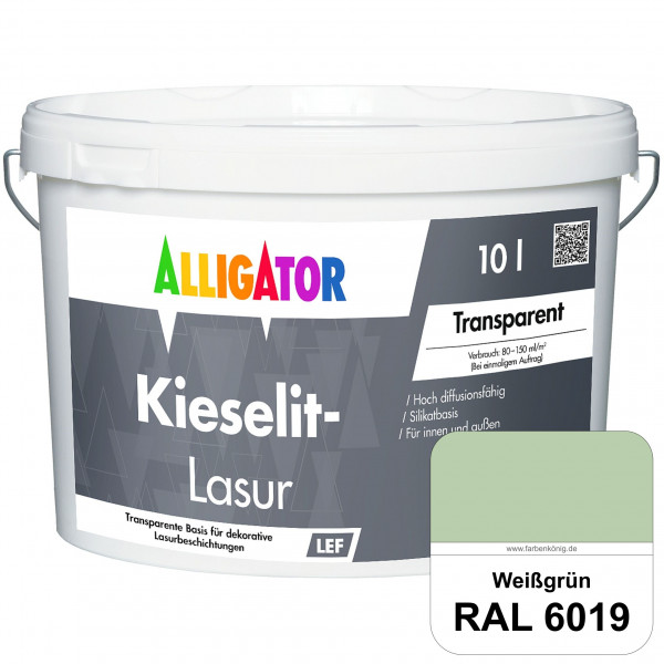 Kieselit-Lasur (RAL 6019 Weißgrün)