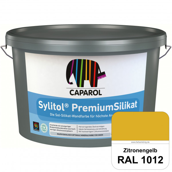 Caparol Sylitol PremiumSilikat (RAL 1012 Zitronengelb) - ehemals Histolith PremiumSilikat