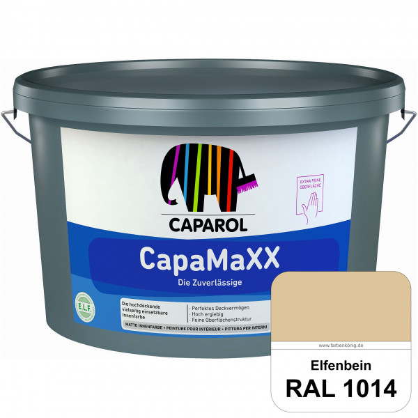 CapaMaXX (RAL 1014 Elfenbein) tuchmatte Innenfarbe mit hohem Deckvermögen und Ergiebigkeit