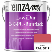 einzA LawiDur 2-K-PU-Buntlack - Seidenglanz (RAL 3017 Rosa)