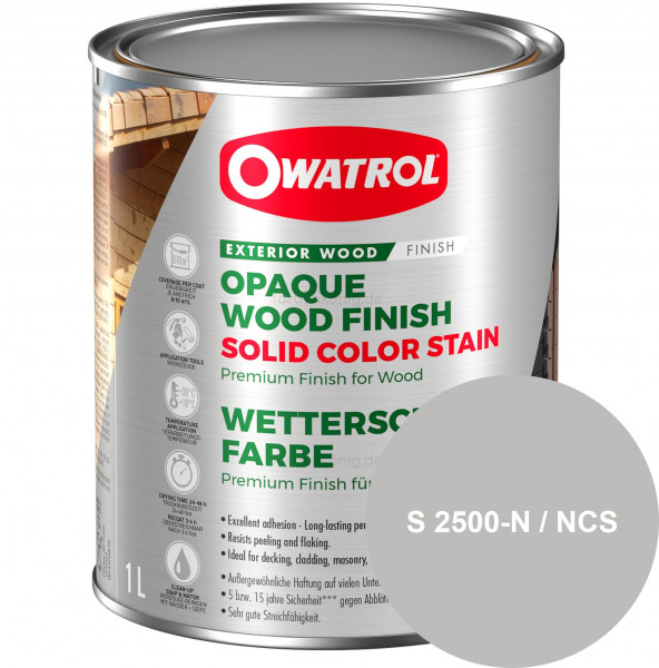 Solid Color Stain (B-Ware) - 2,5 Liter (S 2500-N - NCS)