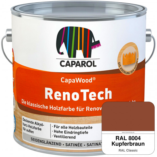 CapaWood® RenoTech (RAL 8004 Kupferbraun) - ersetzt Capadur RenoTech