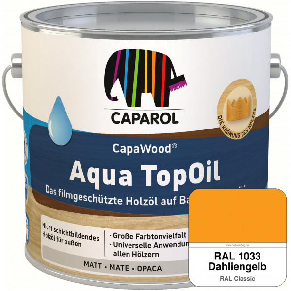 CapaWood® AquaTopOil (RAL 1033 Dahliengelb)