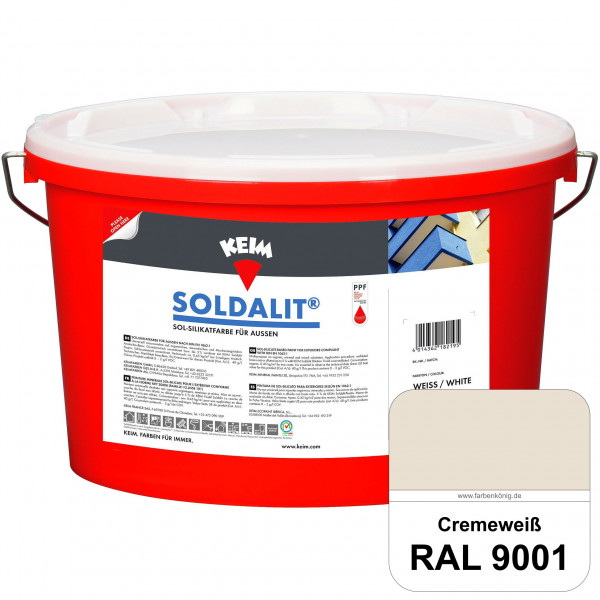 KEIM Soldalit® (B-Ware) - 5 Kilogramm (RAL 9001 Cremeweiß)