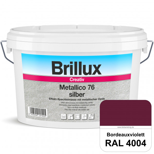 Creativ Metallico 76 (RAL 4004 Bordeauxviolett) Effektspachtelmasse für Oberflächen mit metallischer