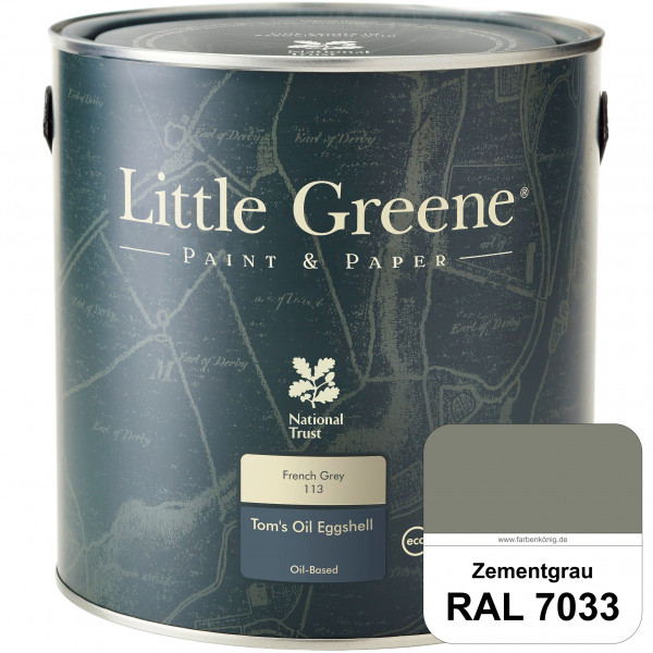 Tom's Oil Eggshell (RAL 7033 Zementgrau)