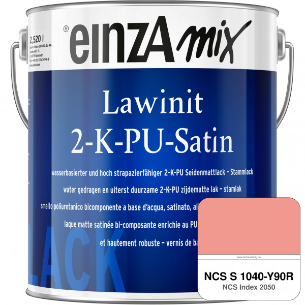 einzA Lawinit 2-K-PU Satin Stammlack (NCS S 1040-Y90R)