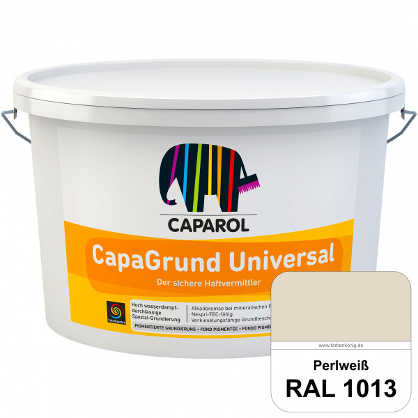 CapaGrund Universal (RAL 1013 Perlweiß) hoch wasserdampfdurchlässige deckender Grundanstrich