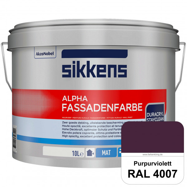 Alpha Fassadenfarbe (RAL 4007 Purpurviolett)