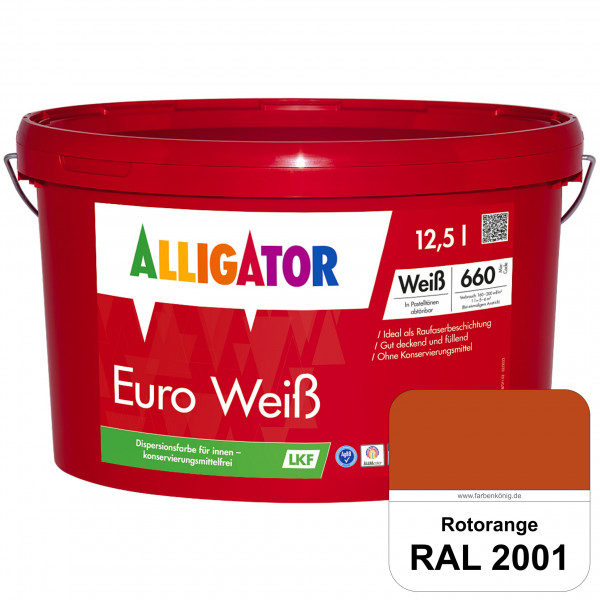 Euro Weiß LKF (RAL 2001 Rotorange)
