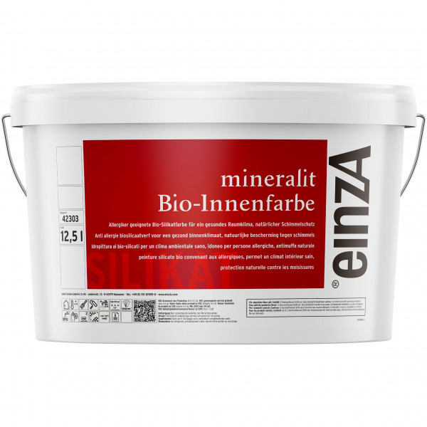 einzA mineralit Bio-Innenfarbe (B-Ware) - 5 Liter (Weiß)