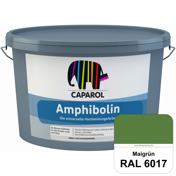 Amphibolin (RAL 6017 Maigrün) Universalfarbe auf Reinacrylbasis innen & außen