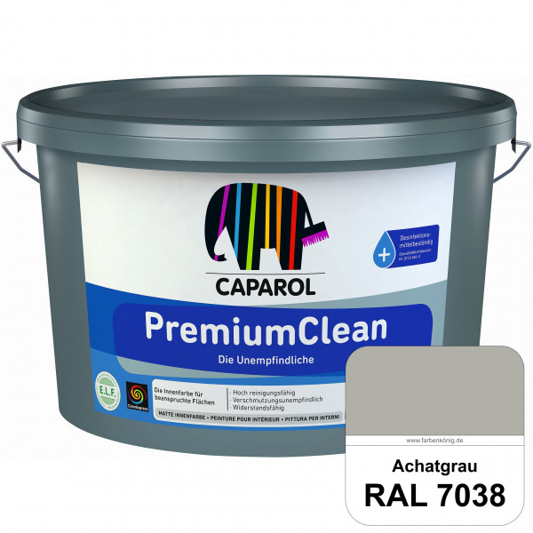 PremiumClean (RAL 7038 Achatgrau) Hoch reinigungsfähige Farbe für beanspruchte Flächen (innen)