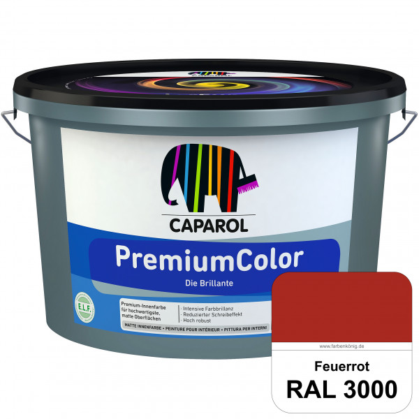 PremiumColor (RAL 3000 Feuerrot) Premium Farbbrillanz & hohe Strapazierfähigkeit