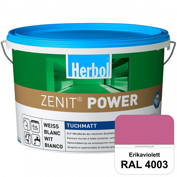 Herbol Zenit Power (RAL 4003 Erikaviolett) Superdeckende ELF-Wandfarbe