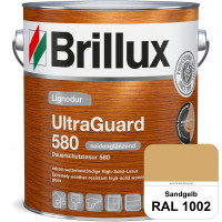 Lignodur UltraGuard 580 (Dauerschutzlasur 580) RAL 1002 Sandgelb