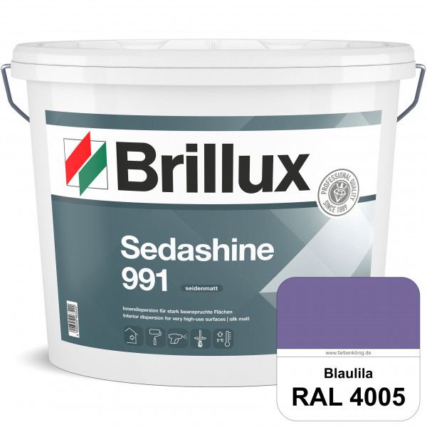 Sedashine 991 (RAL 4005 Blaulila) Seidenmatte Innendispersion für hoch strapazierfähige & gut reinig