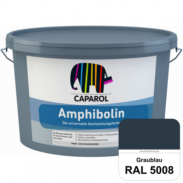 Amphibolin (RAL 5008 Graublau) Universalfarbe auf Reinacrylbasis innen & außen