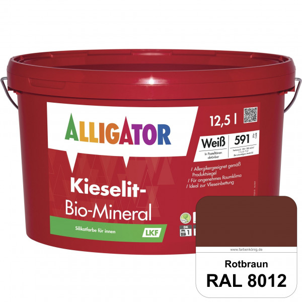 Kieselit-Bio-Mineral LKF (RAL 8012 Rotbraun)