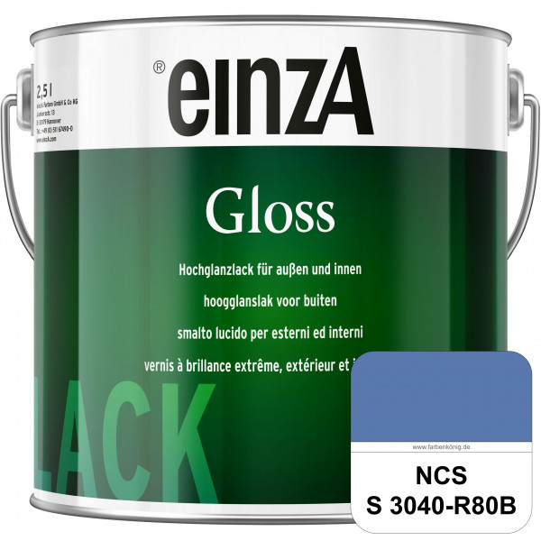 einzA Gloss (NCS S 3040-R80B) Hochwertiger Alkydharzlack in Premium-Qualität, hochglänzend.