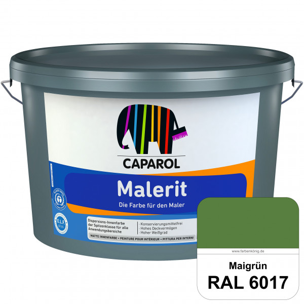 Malerit E.L.F. (RAL 6017 Maigrün) matte Innenfarbe für Neu- & Renovierungsanstriche