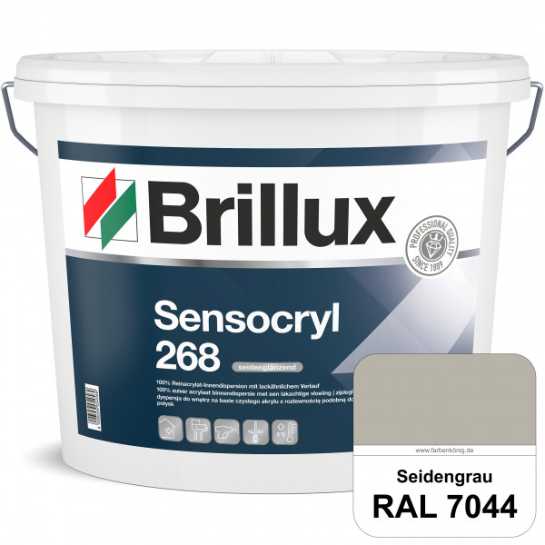 Sensocryl ELF 268 (RAL 7044 Seidengrau) hochwertige seidenglänzende & strapazierfähige Reinacrylat-I