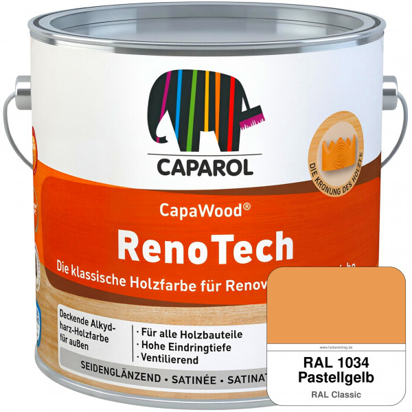 CapaWood® RenoTech (RAL 1034 Pastellgelb) - ersetzt Capadur RenoTech