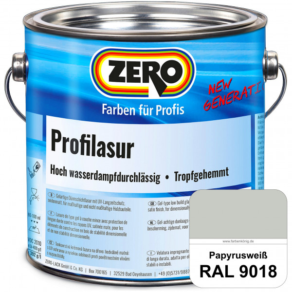 Profilasur (RAL 9018 Papyrusweiß)