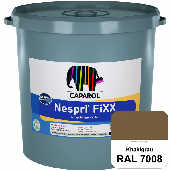 Nespri® FiXX (RAL 7008 Khakigrau) Spezielle Innenfarbe für die rationelle Beschichtung im Nespri-Spr
