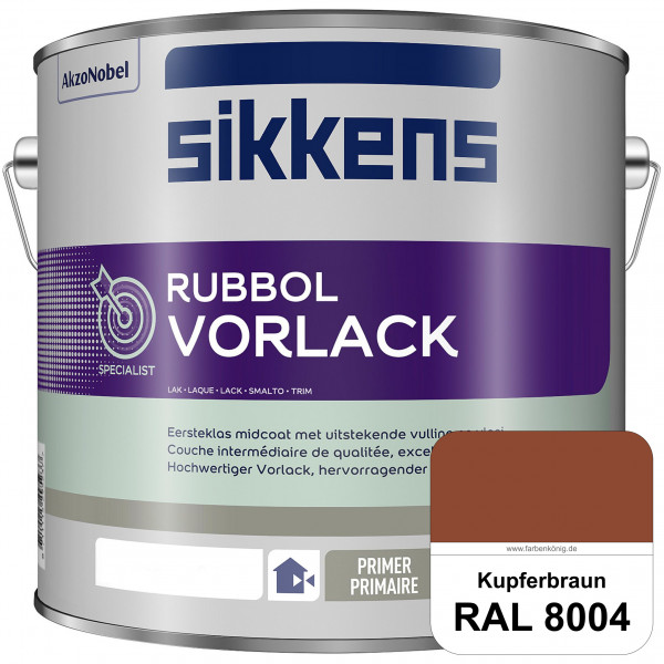 Rubbol Vorlack (RAL 8004 Kupferbraun) Aromatenfreier Vorlack der Spitzenklasse (außen & innen)
