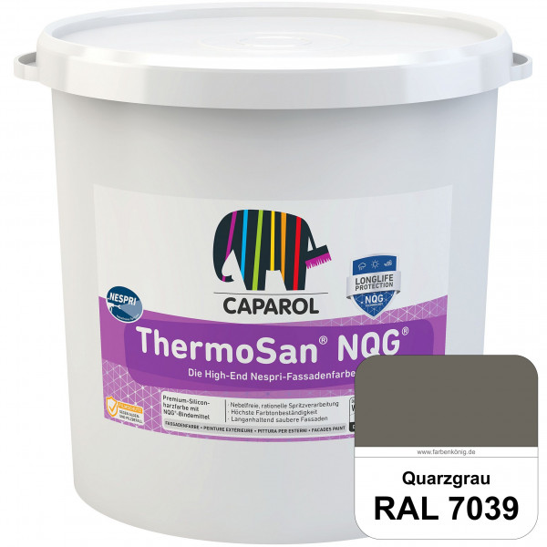 ThermoSan® NQG® Nespri (RAL 7039 Quarzgrau) Siliconharz-Bindemittelkombination mit integrierter Nano