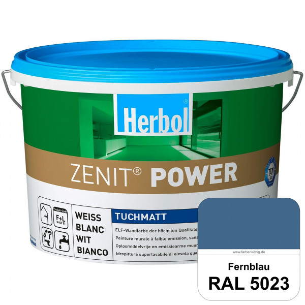 Herbol Zenit Power (RAL 5023 Fernblau) Superdeckende ELF-Wandfarbe